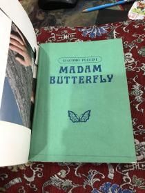 MADAM BUTTERFLY: 歌剧【蝴蝶夫人】钢琴伴奏谱（五线谱）【英文版】【私藏，自包书衣】