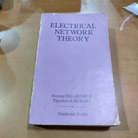 ELECTRICAL NETWORK THEORY 电网络理论 英文