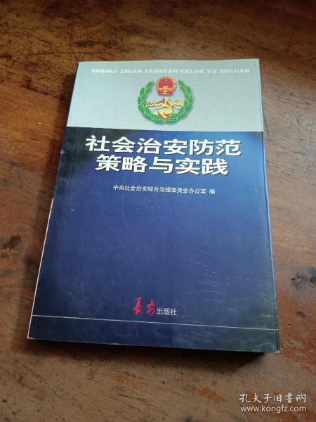 社会治安防范策略与实践