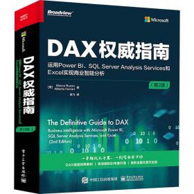 DAX权威指南：运用Power BI、SQL Server Analysis Services和Excel实现商业智能分析（第2版）