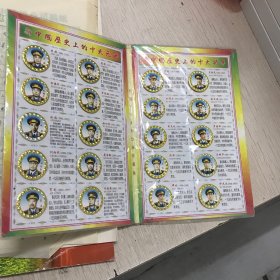 L886 【杂项】十大元帅像章、手稿、个人简历、工牌等，详见图示