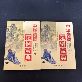 中华诗词范例宝典 （上下册 全二册）2本合售