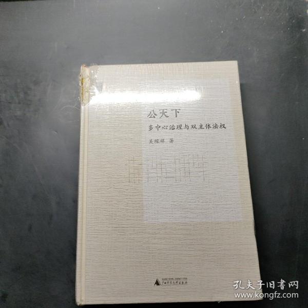 公天下：多中心治理与双主体法权