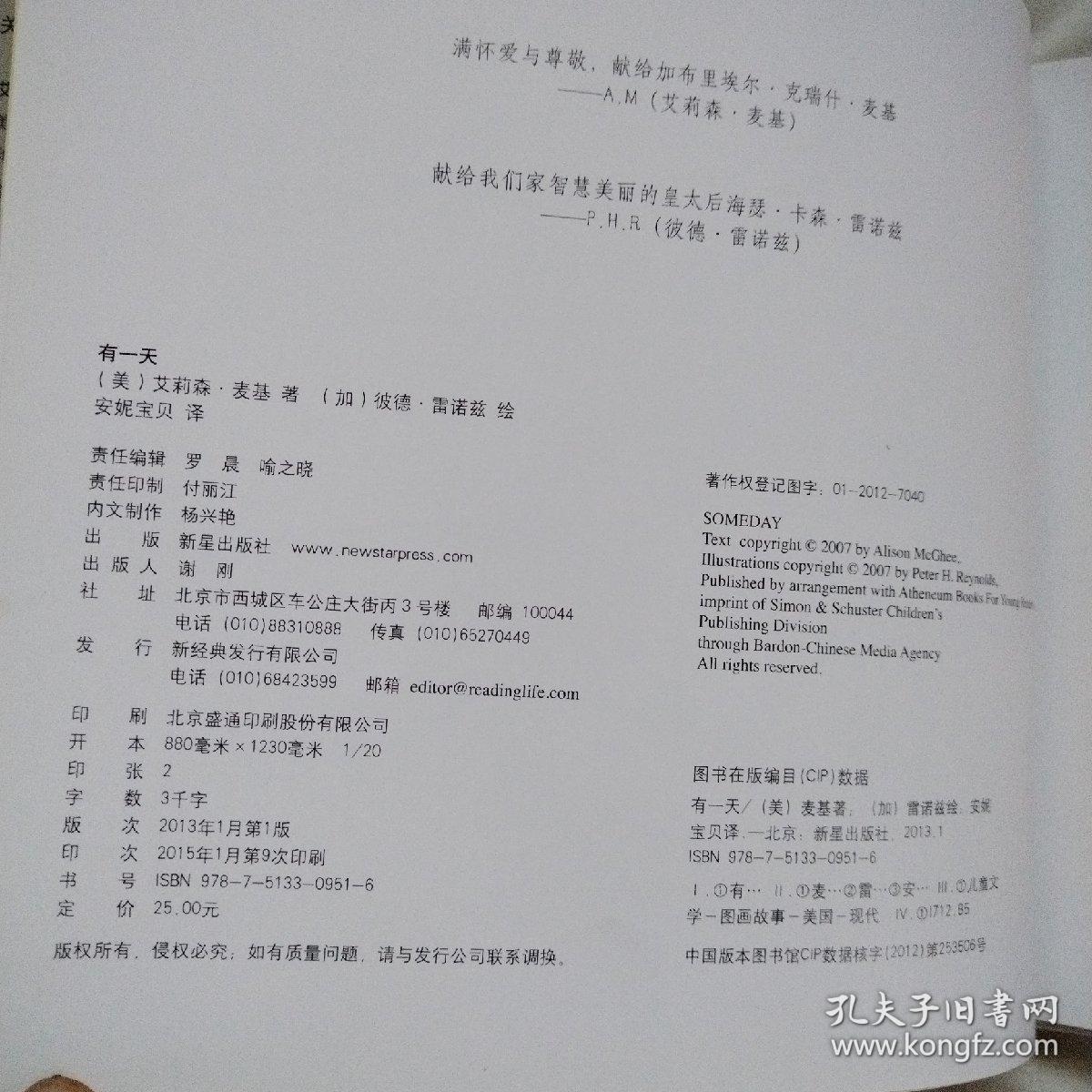 有一天（硬精装）