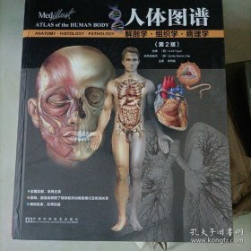 人体图谱：解剖学·组织学·病理学（ 第 2 版 ）：全新 95 品，精装，巨厚册、超重