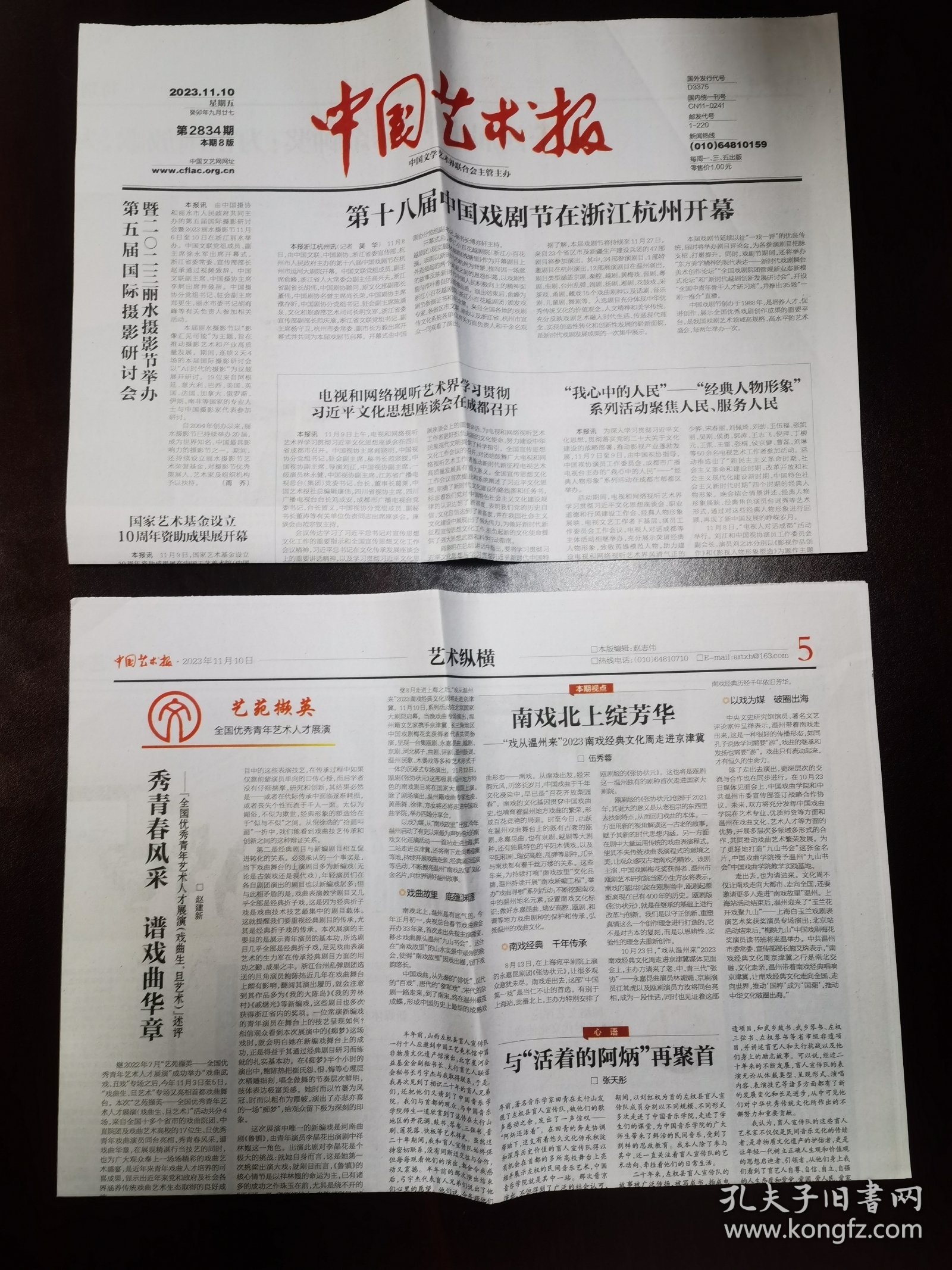 中国艺术报2023年11月10日 （8版）