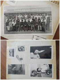 1982年长春纺织技校首届毕业生合影+女主靓照共114张合售