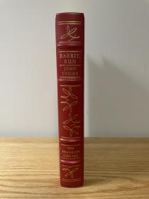 rabbit run《兔子 跑吧》 John Updike 厄普代克 亲笔签名 Franklin library 1977年出版 真皮精装