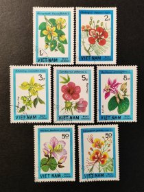 越南邮票，1983年本地花卉邮票7全