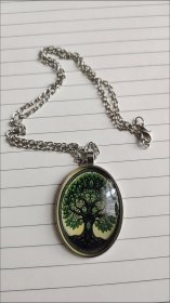 Vintage古著 The tree of life生命树项链