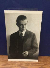 Czeslaw Milosz 诗人 作家 米沃什 明信片