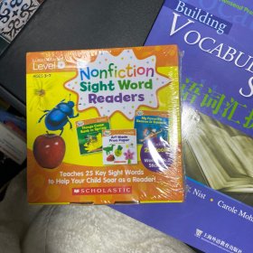 学乐出品 英文入门关键字词 Scholastic Nonfiction Sight Word Readers D 25册全套 自然拼读初级盒装 英文原版