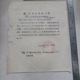 锦州业余医科大学1959年招生通知 保真包老