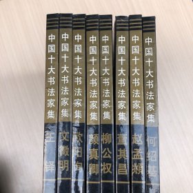 中国十大书法家集：文征明、王铎、欧阳询、颜真卿、柳公权、董其昌、赵孟祯、何绍基