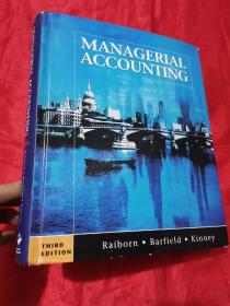 MANAGERAL ACCUNTING  (third edition)   大16开，精装