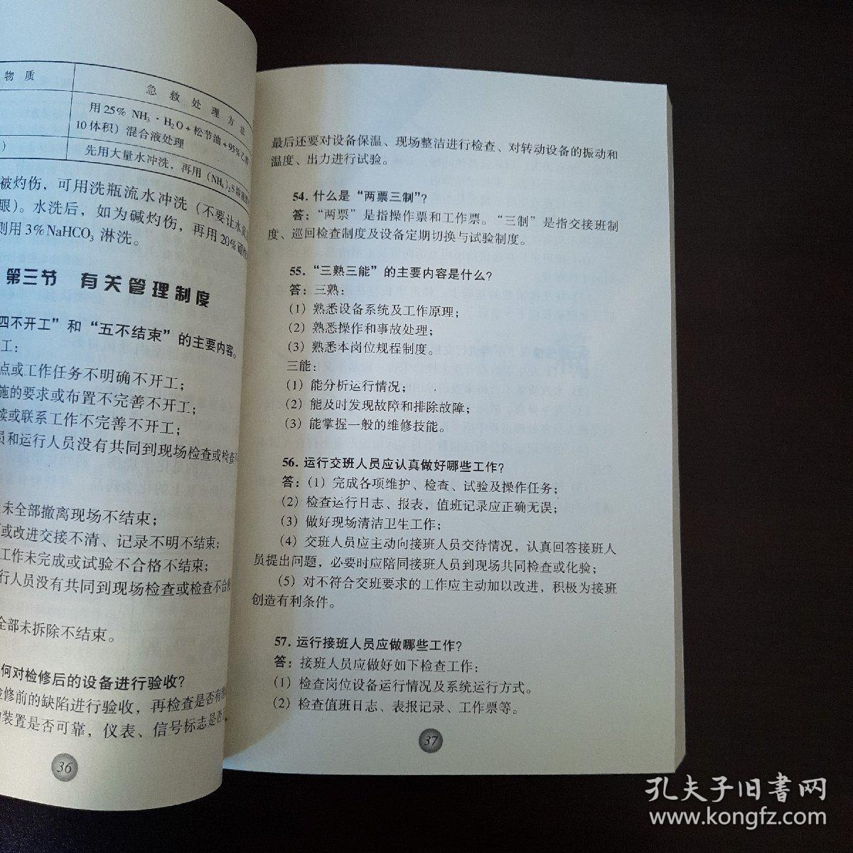 化学运行与检修1000问/电力生产1000个为什么系列书