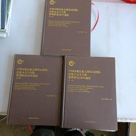 中国少数民族古籍珍品图典：民族古文字古籍整理研究100年通览 （第一，三，四册）