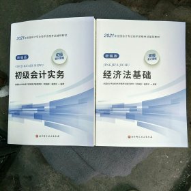 2021年新编版初级会计实务/经济法基础两本合售