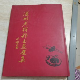 温州老干部书画选集（扉页有字，下书口水印）