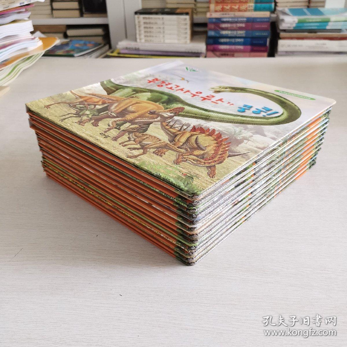 韩语原版儿童绘本 精装 恐龙 12册合售
