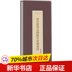 历代名家临摹系列：清金农书金刚般若波罗蜜经