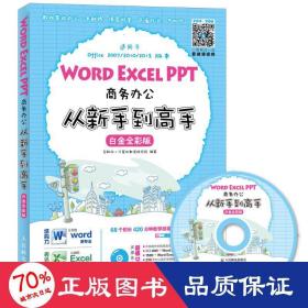 Word Excel PPT商务办公从新手到高手 白金全彩版