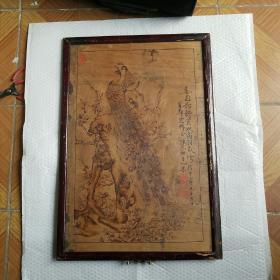 出售参加2000年首都艺博会精品中国烙画作品2幅