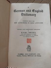 CASSELL  GERMAN DICTIONARY