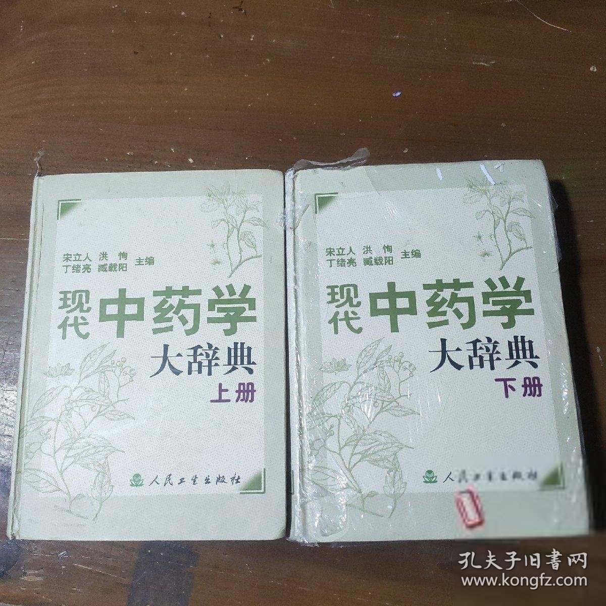 现代中药学大辞典（上下册）宋立人  编人民卫生出版社