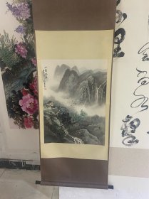 扬州已故著名山水画家郭荣作品
