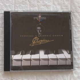 原版CD：Mont  Blanc  HOMMAGE A FREDERIC CHOPIN 肖邦钢琴（二手无退换）