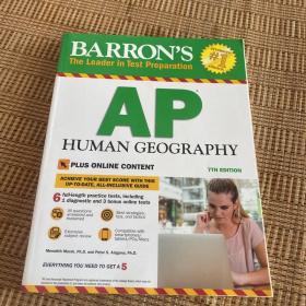 英文原版Barron's AP Human Geography with Online Tests 9781438010687