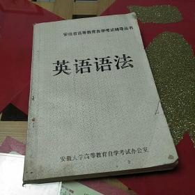 安徽省高等教育自学考试辅导丛书《英语语法》