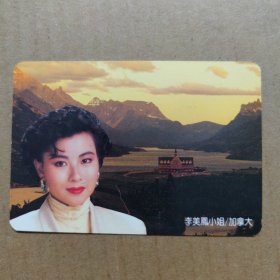 年历卡：1991年-李美凤小姐-菜联行-年历片