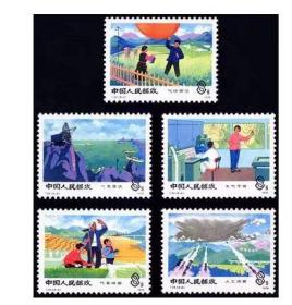 收藏品集邮  T24 气象邮票 一套五枚套票 1978年邮票 全品 保真