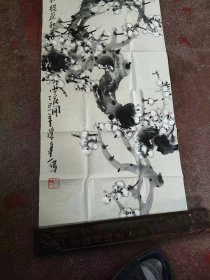 陈辛一，国画，梅花