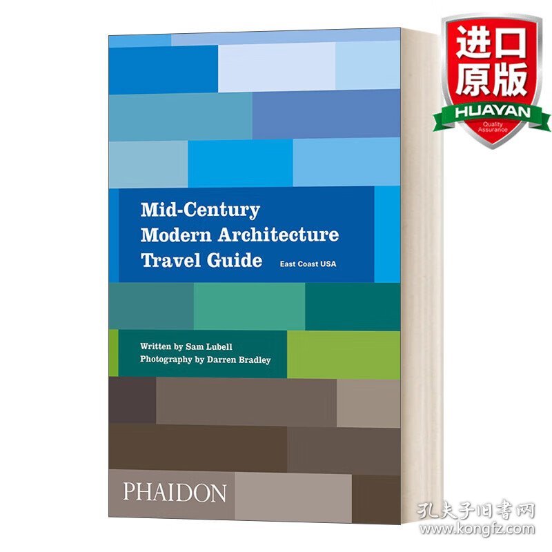 英文原版 Mid-Century Modern Architecture Travel Guide 中世纪现代建筑旅游指南：美国东海岸 英文版 进口英语原版书籍