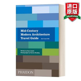 英文原版 Mid-Century Modern Architecture Travel Guide 中世纪现代建筑旅游指南：美国东海岸 英文版 进口英语原版书籍