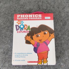 Dora the Explorer Phonics Boxed Set #1爱探险的朵拉自然发音盒: 第一集【12册+1张光盘】