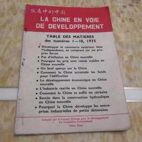 发展中的中国LA CHlNE EN V0IE DE         DEVEL00PPEMENT