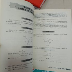 绝版溢价书:初二数学核心母题 上海社会科学院出版社彭林；刘嵩 初中中考升学教辅资料 自藏书未用过 提升学习手册方法技巧入门公式讲解专项突破高频易错点点拨系列秘籍