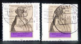 信40德国2001年邮票 欧洲改革家 布歇 1全上品信销（随机发货）2015斯科特目录1美元