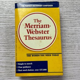 The Merriam- Webster Thesaurus