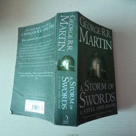 英文原版 A Storm of Swords: Steel and Snow: Book 3 Part 1 of a Song of Ice and Fire