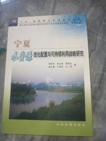 宁夏水资源优化配置与可持续利用战略研究