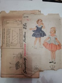 儿童时装样册十一册合售，含图纸，见图，1950年左右