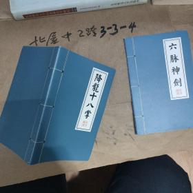 降龙十八掌+六脉神剑2本合售笔记本