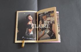 电视周刊李嘉欣32开彩页，2页