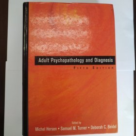adult psychopathology and diagnosis成人精神病理学与诊断（第四版）全英文
