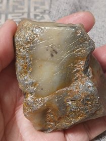 寿山结晶杜陵原石 石边细肉 细腻 国石不是白给的 放了十年 没有火气了 能雕个把件 能切章 青田石/练习章料 印章石料篆刻印石摆件 鸡血 昌化巴林寿山70